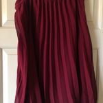 Charlotte Russe Burgundy Full Skirt Photo 6