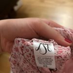 Love Shack Fancy SET floral silk blouse and ruffle skirt set Photo 8