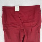 Roz & Ali  Classic Fit Pants Womens 20W Plus High Rise Ankle Red Stretch Studs Photo 8