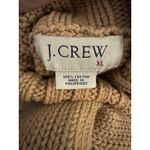 J.CREW TAN CHUNKY KNIT TURTLENECK PULLOVER Fisherman SWEATER Preppy Classic XL Photo 2