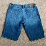 Lucky Brand The Bermuda Shorts (Sz 4/27) Dark Blue Denim Jorts Jean Shorts Photo 3