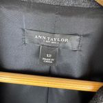 Ann Taylor  Womens Wool Blazer Jacket Sz 12‎ Black Business Career Office Neutral Photo 3