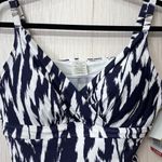 Anne cole NWT Navy Ikat Print Tankini Top XL New with Tags Photo 1