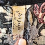 Free People Women's S Black Floral Swing Tunic Dress Long Sleeve Casual- FLAWED Photo 12