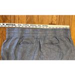 Athleta  Pants Women's 20 Blue Cabo 100% Linen Wide Leg Chambray Photo 5