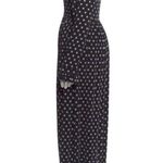 STINE GOYA Clarabelle Midi‎ Dress Star Print Jersey Black Blue White {H51} Small Photo 5