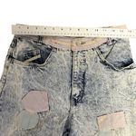 Bonjour Vintage  High Waisted Patchwork Denim Shorts Size 10 Photo 5