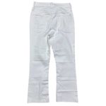 J.Crew NWT  Women's 9" Demi-Boot Crop Jeans White Size 27 Raw Hem Summer Preppy Photo 3