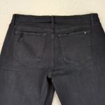 joe's jeans EX LOVER CROP Black Fringe Hem Distressed Women's Size 31 Photo 4