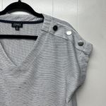 Jones New York  Womens Workwear Discreet Elegant Feminine Neutral Top Size Medium Photo 4