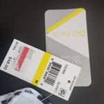 Gossip  Black Print Sports Bra with Green Trim NWT Size Medium Racerback Bra Photo 6