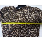 Michael Kors Leopard Print Wrap Midi Dress Dark Camel P/M ‼️NO BELT‼️ Photo 4