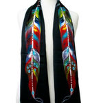 Rabbit Studios Feather of Many Colors Scarf Photo 0