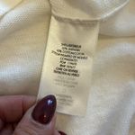 Alice + Olivia Ivory Linen Blend Choker Neck Sweater Photo 6