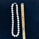 Elegant Cream faux Pearl Necklace large pearls Photo 1
