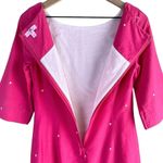 Lilly Pulitzer  Fools Jewels Daiquiri Pink Rhinestone Sheath Dress 3/4 Sleeves, 6 Photo 7