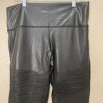7 For All Mankind NWT Faux Leather Moto Leggings Size XL Photo 1