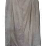Marcol Soft as butter Tan Leather Women's Skirt Photo 0