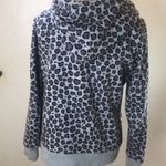 Boden Sherpa lined leopard print jacket with hoodie size 8 Gray Photo 7