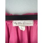 Bohemian Pink Maxi Dress With Lace Sleeves & Embroidery Size L By The River Size L Photo 4