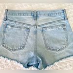 Madewell Perfect Relaxed Jean Shorts with Buttoned Fly & Distressed Frayed Hem Photo 1