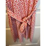 J. McLaughlin Dolly Catalina Cloth Dress Large Pink Salmon Sleeveless Coastal Photo 4