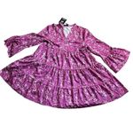 JUST FASHION NOW Satin Floral PrintDress size XXL Pink Photo 2