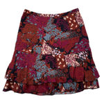 Boden USA Boden orange, purple & blue pattern a-line skirt size 6 Photo 0