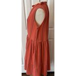 Sundance Adley Dress Sz MED Sea Coral Boho Resort Cotton Gauze Flowy Tiered EUC Orange Photo 4