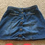 Kendall + Kylie Button down denim skirt worn and hand washed once Photo 1