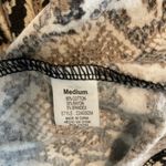 Thyme + Honey  Women's Sleeveless Snakeskin Print Blouse Size Medium Photo 3