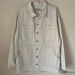 ÉTICA Off White Denim Jean Jacket / Coat Size L Size L Photo 0