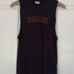 Gymshark  sleeveless athletic tank top gym workout black orange Athleisure active Photo 0