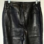 We Wore What Womens Lace Front Vegan Leather Black Pant Size 24 NWT Photo 5