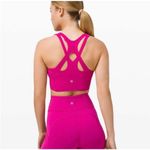 Lululemon  Stash It Sports Bra Medium Support B/C cups Size 10 pinkish purple Photo 4