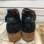 Kork-Ease Mesa Black Suede Ankle Boots Women's 7.5M Block Heel Minimalist Photo 4