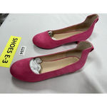 Womans Hehainom Jenna Slipon Pumps Size 5 Pink Small Heel Round Toe Photo 1