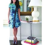 Proenza Schouler  Leather-trimmed bouclé-jacquard dress. Sz 2 Photo 4