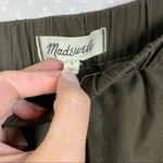 Madewell ‎ Olive Green Pull On Twill Shorts Photo 3
