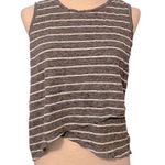 Athleta Stripe Linen Criss Cross Tank Top Small #777923 Photo 1