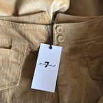 7 For All Mankind NWT Brown Corduroy Wide Leg Jeans SZ-26 Photo 5