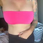 Hot Pink Bandeau strapless bra Size L Photo 0