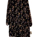 Aritzia LE FOU BY WILFRED  Leman Dress Dark Floral Size 2 90s Ruffle Photo 1