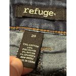 Refuge Dark Wash Jeans 20 Women’s Straight Leg Denim Photo 7