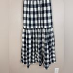 EXPRESS x Ladygang The Great Nightingale Navy Gingham Plaid Maxi Dress size 00 Photo 8