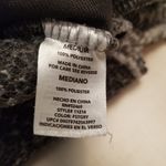 {M} Grizzly Sherpa Black Zip Up Pullover Jacket Size M Photo 8