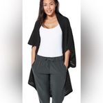 Lululemon Women’s Rejuvenate Wrap Scarf Snap Black Ribbed Striped Size O/S Photo 1