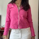 Champion  Elite Pink Full Zip Track Jacket Athletic Lightweight Activewear Size S Photo 0