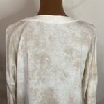 Sanctuary light knit relaxed tie dye chunky button cardigan neutrals size M Photo 3