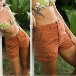 Bella Dahl  Sedona Linen Blend Rolled Cuff Utility Shorts NWT Size 26 Photo 1
